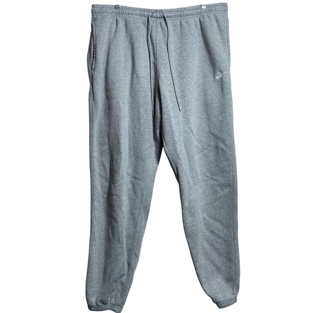 Nike Mens Sportswear Club Fleece Joggers Grey Sweatpants XL FN3108-063